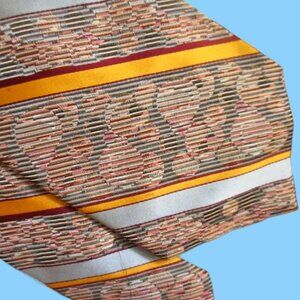 Vintage 1970s NECKTIE  FAT TOWNCRAFT PENNEYS 4" 56" TIE PSYCHADELIC PRINT